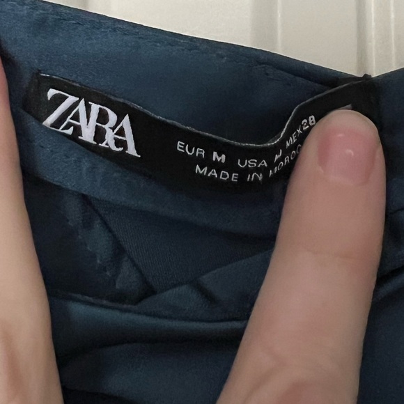 Zara Navy Blue Midi Dress - Picture 6 of 8